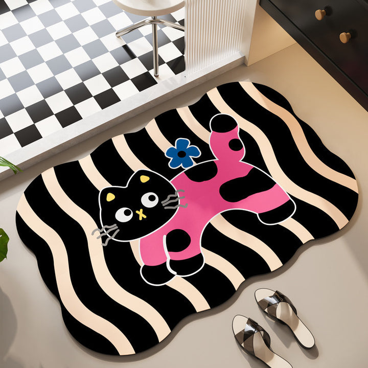 Decorative Bath Mat Bowlift