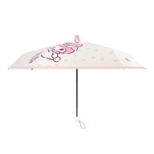 Women's creative folding umbrella with cute character design Bowlift
