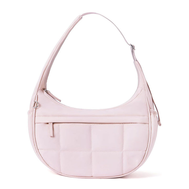 Fashionable shoulder bag with quilted surface Bowlift