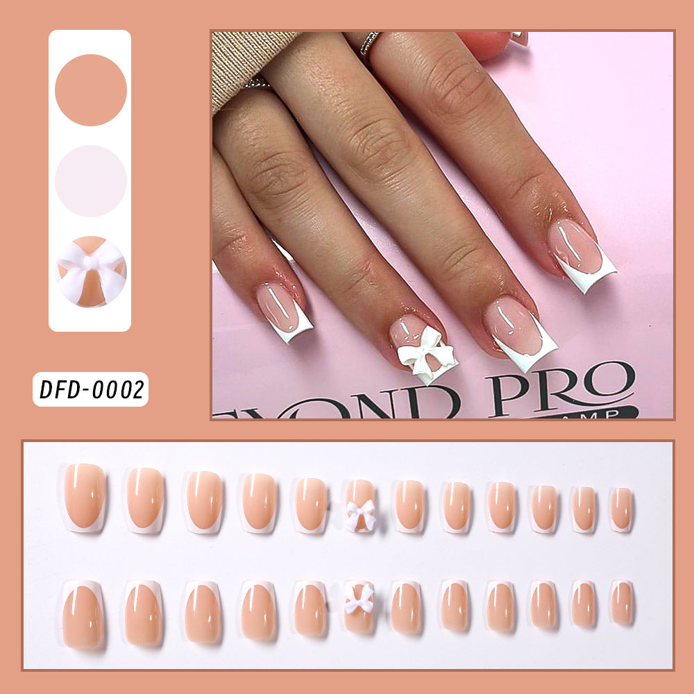 Elegant Press-On Nail Tips Set Bowlift