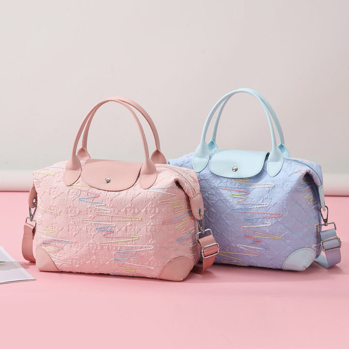 Fashionable Travel Bag With Multifunctional Storage Compartments Bowlift