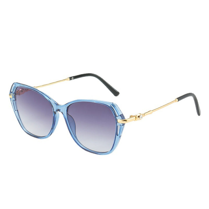 Women's fashionable Cat-Eye sunglasses with elegant metal frame Bowlift
