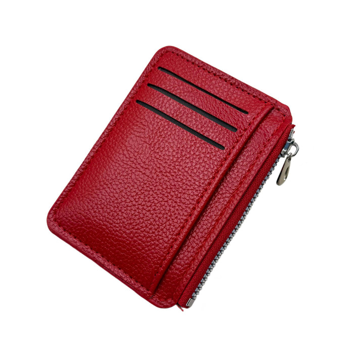 Premium Compact Leather Credit Card Wallet