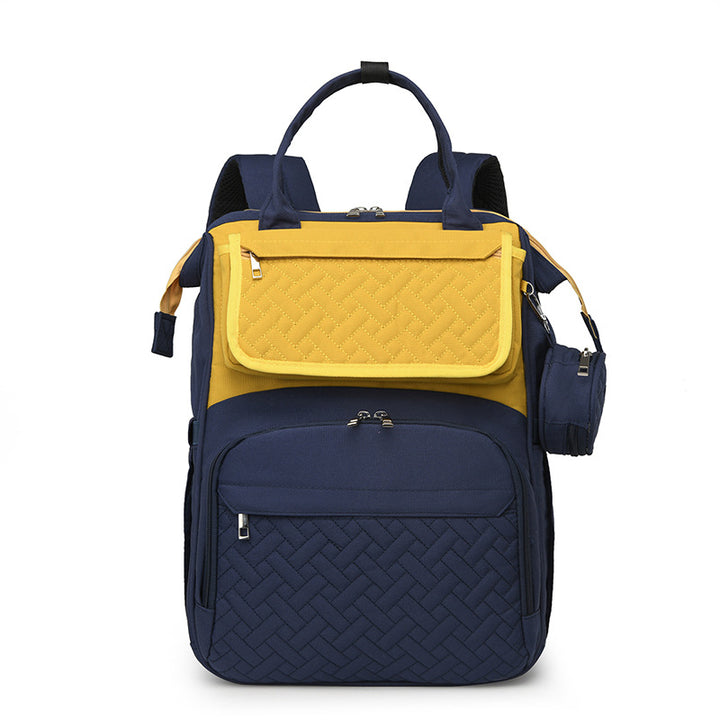 Multi-Functional Quilted Travel Backpack Bowlift