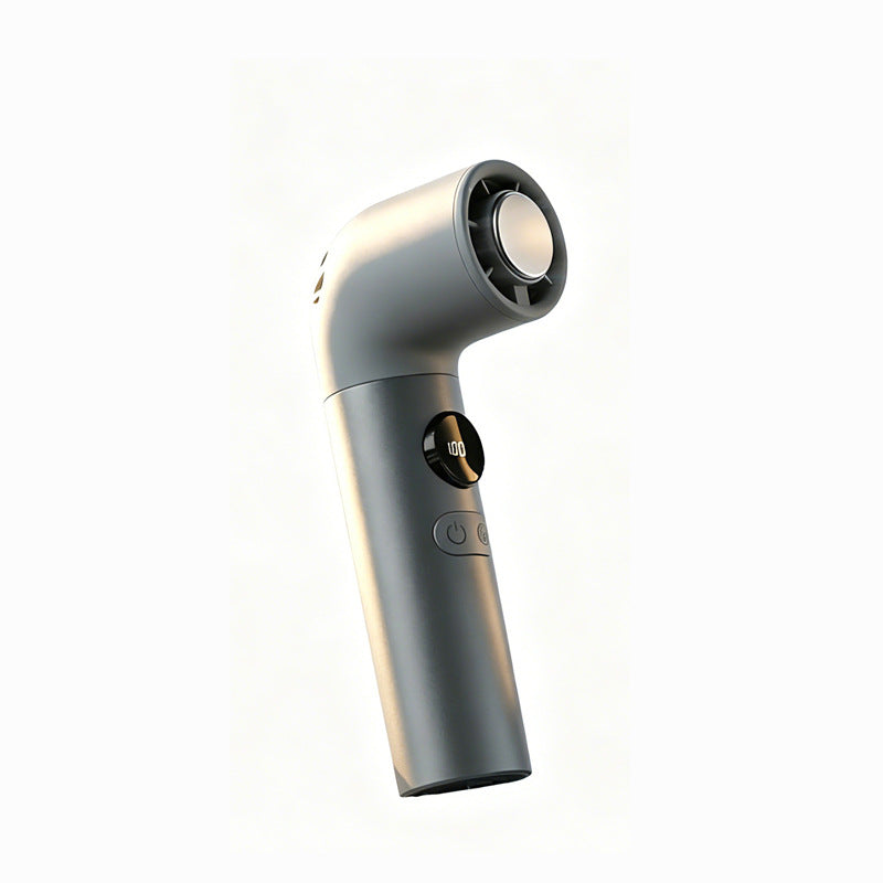 Women's portable handheld fan with digital display Bowlift