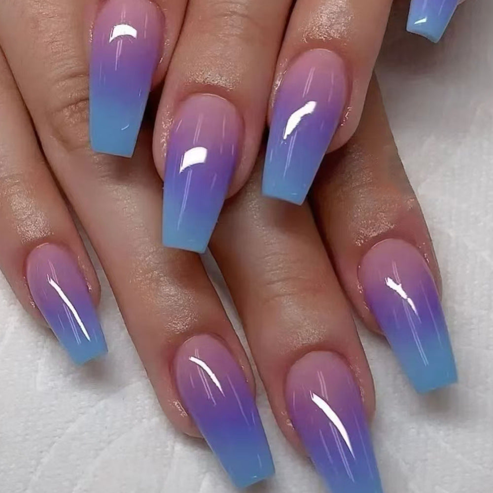 Ombre Press-On Nail Extensions Bowlift