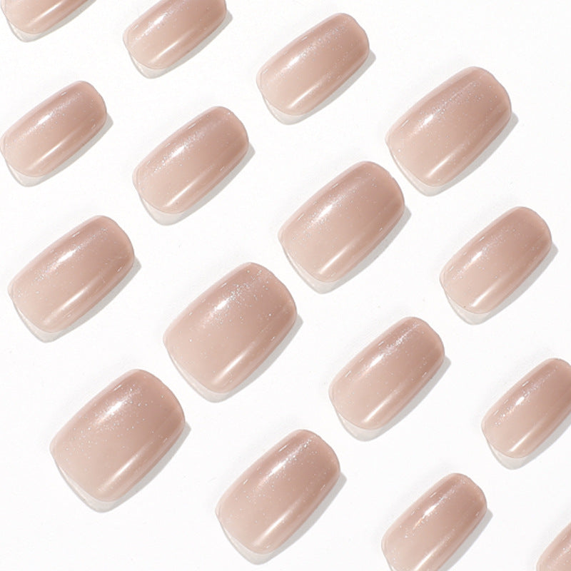 Glossy Square Nail Extensions Bowlift