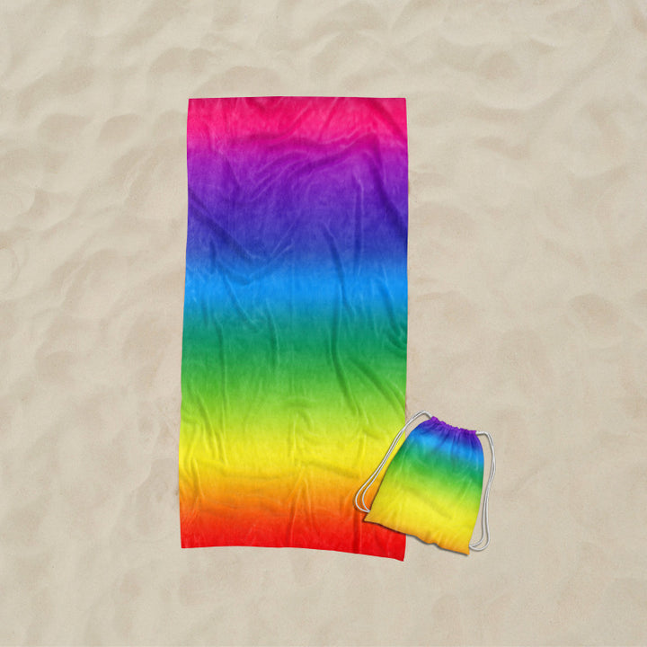 Beach towel with elaborate wave design Bowlift
