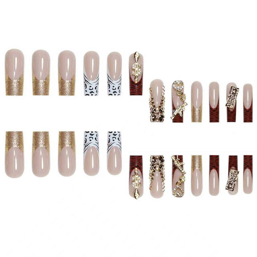 Luxury 3D Art Nail Extensions Bowlift