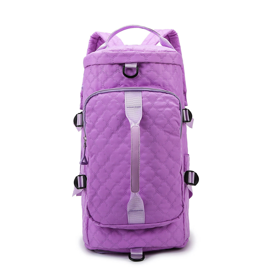 Quilted Multi-Functional Travel Backpack Bowlift
