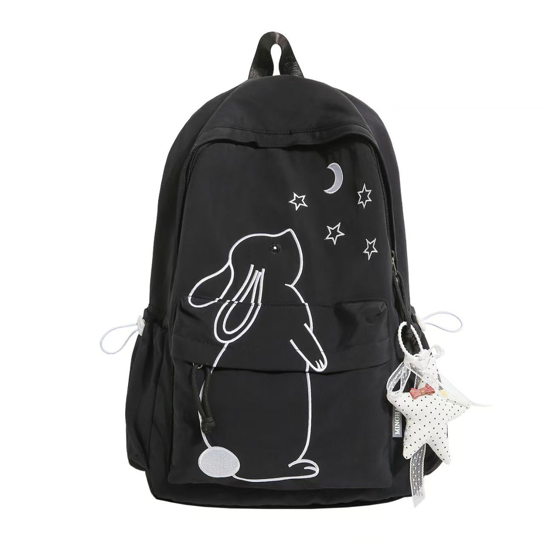 Bunny Embroidered Backpack Bowlift