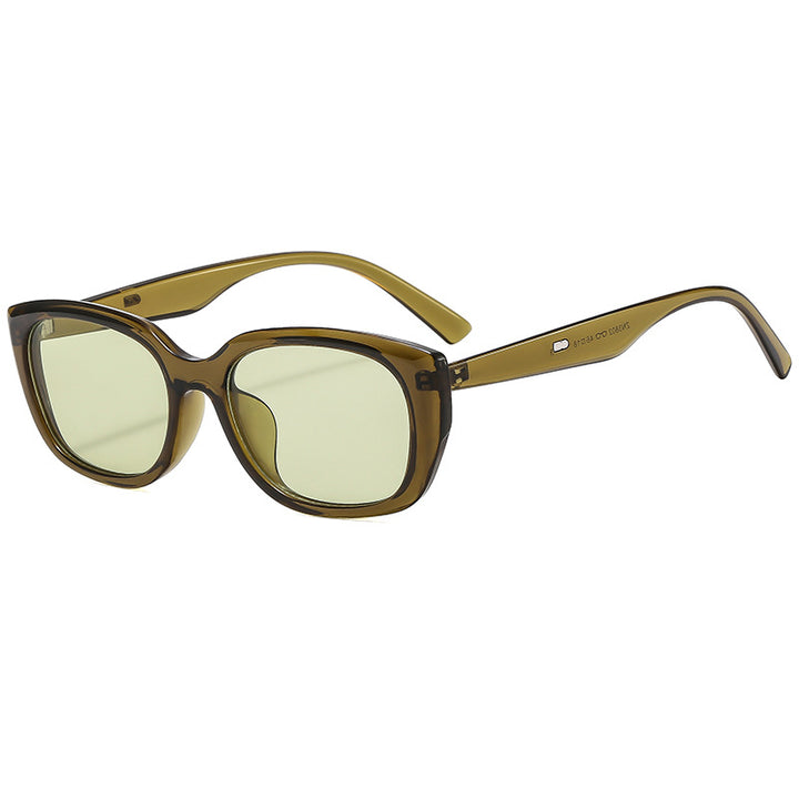 Women's fashionable oversized sunglasses with stylish plastic frame Bowlift