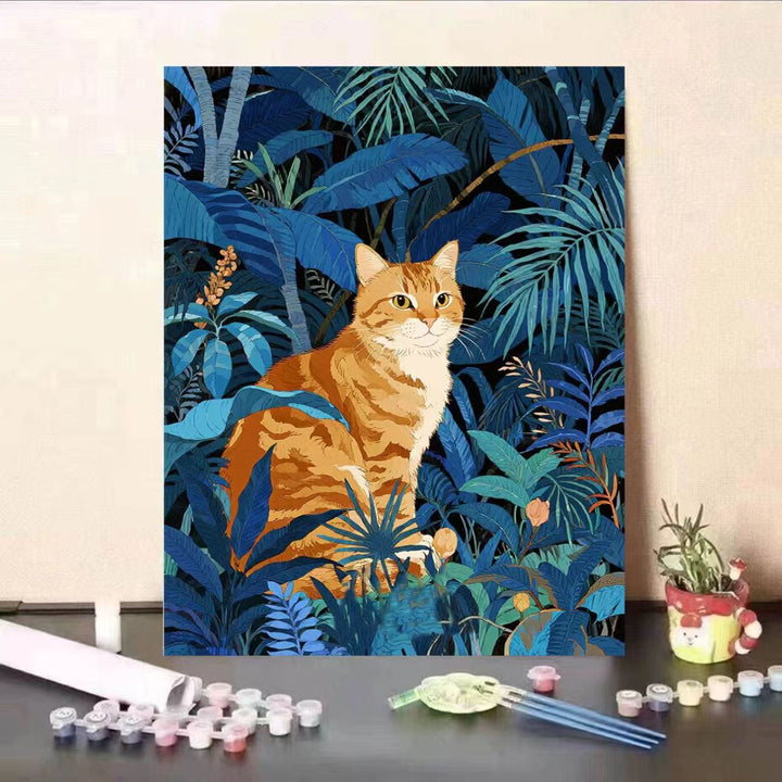 Cat-Themed Paint by Numbers Art Kit Bowlift