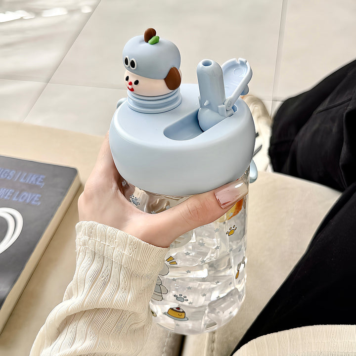 Unisex water bottle with cheerful Christmas design Bowlift