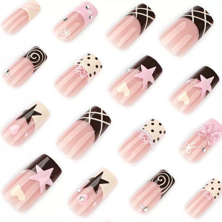 Artistic 3D Decorative Nail Extensions Bowlift