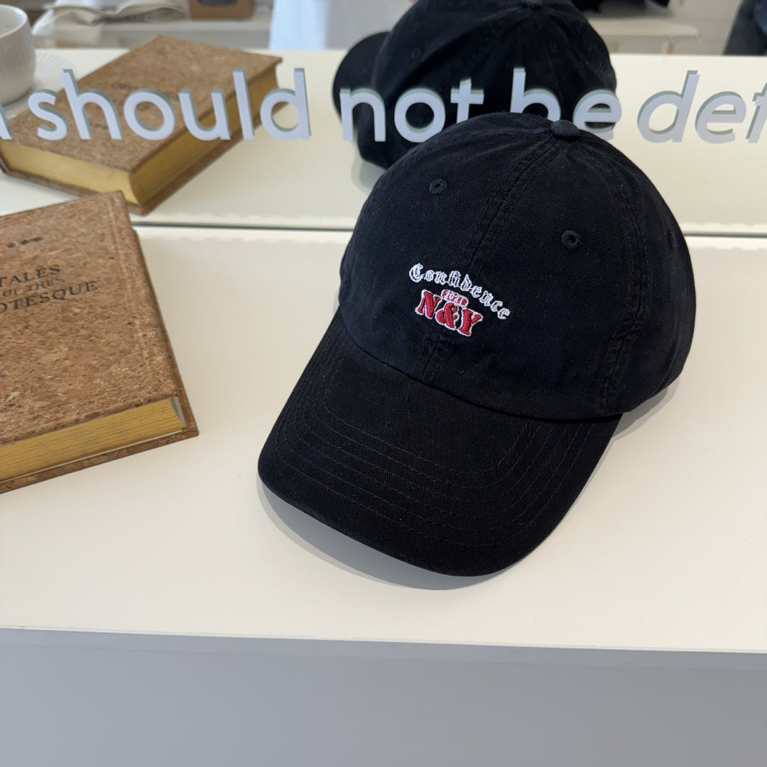 Women's Embroidered Cotton Baseball Cap Bowlift