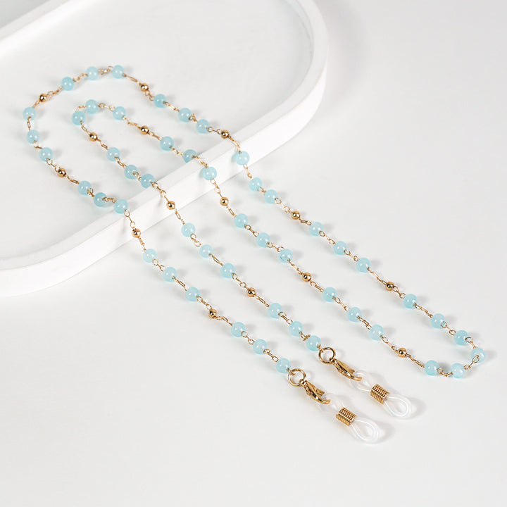 Beaded Eyewear Retainer Chain Bowlift