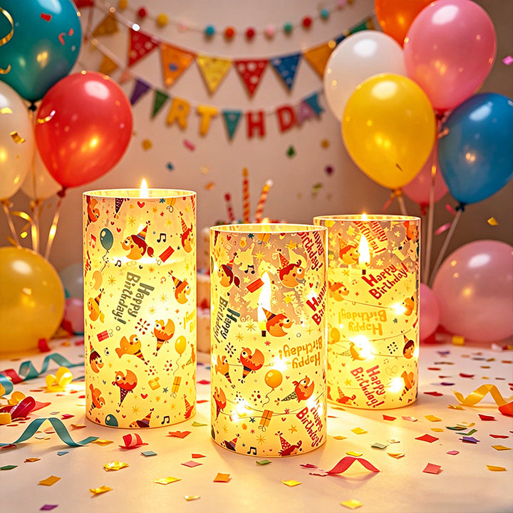 Decorative birthday candles Bowlift