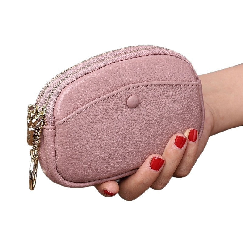 Compact Leather Coin Pouch Bowlift