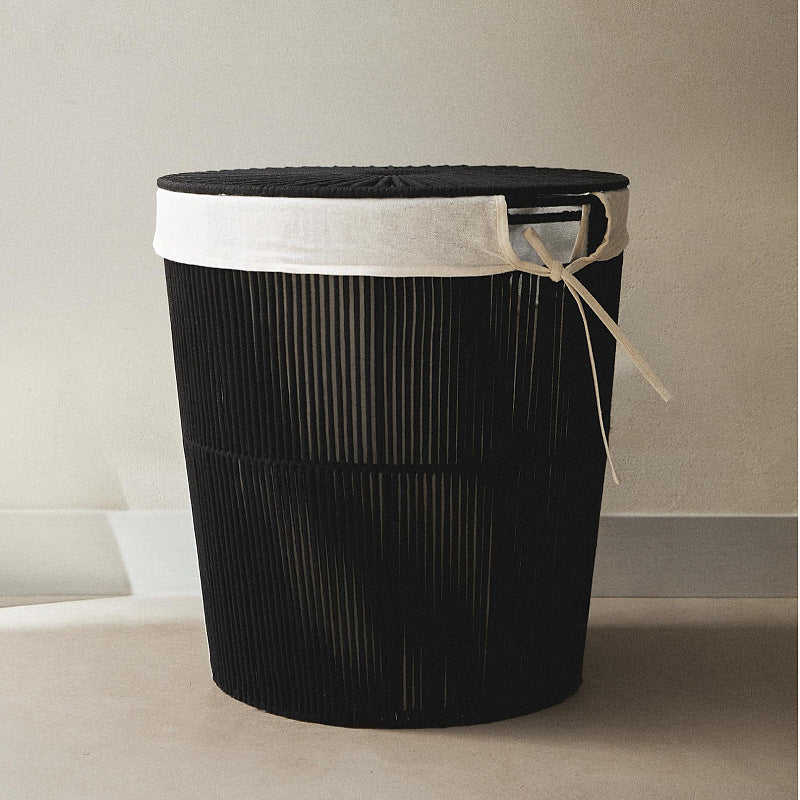 Stylish laundry basket with decorative cover Bowlift