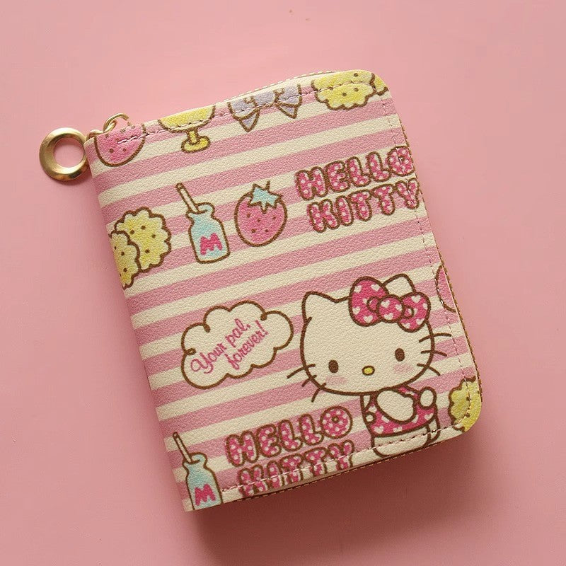 Hello Kitty-Themed Zip Around Wallet Bowlift