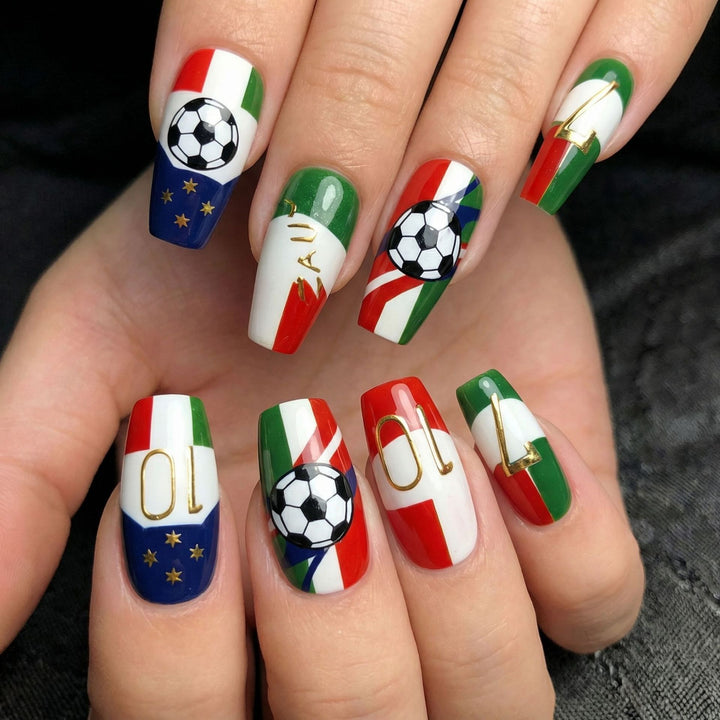 Sporty Nail Art Design Bowlift