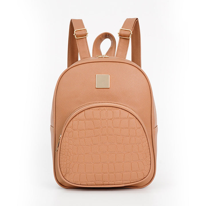 Fashionable backpack with structured material Bowlift