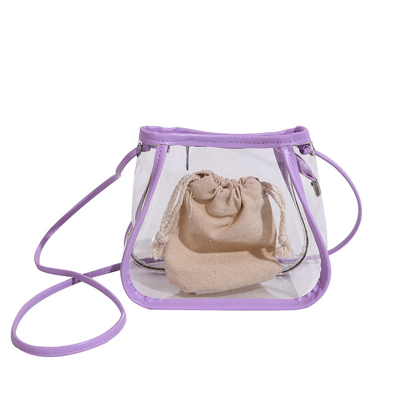 Transparent Mini Bucket Bag Bowlift