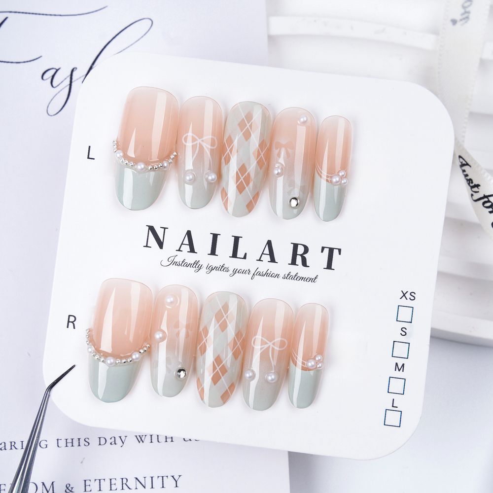 Artistic 3D Butterfly Press-On Nail Set Bowlift
