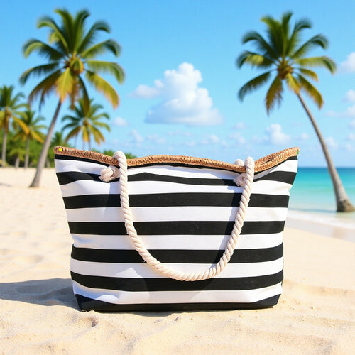 Beach bag made of high-quality canvas with sturdy rope handles Bowlift