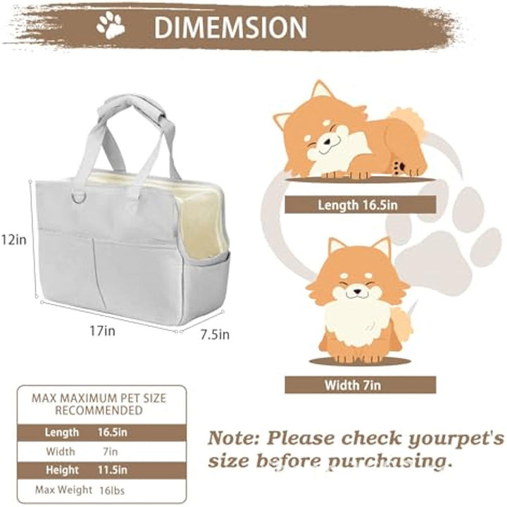 Dog Carrier Bag Bowlift