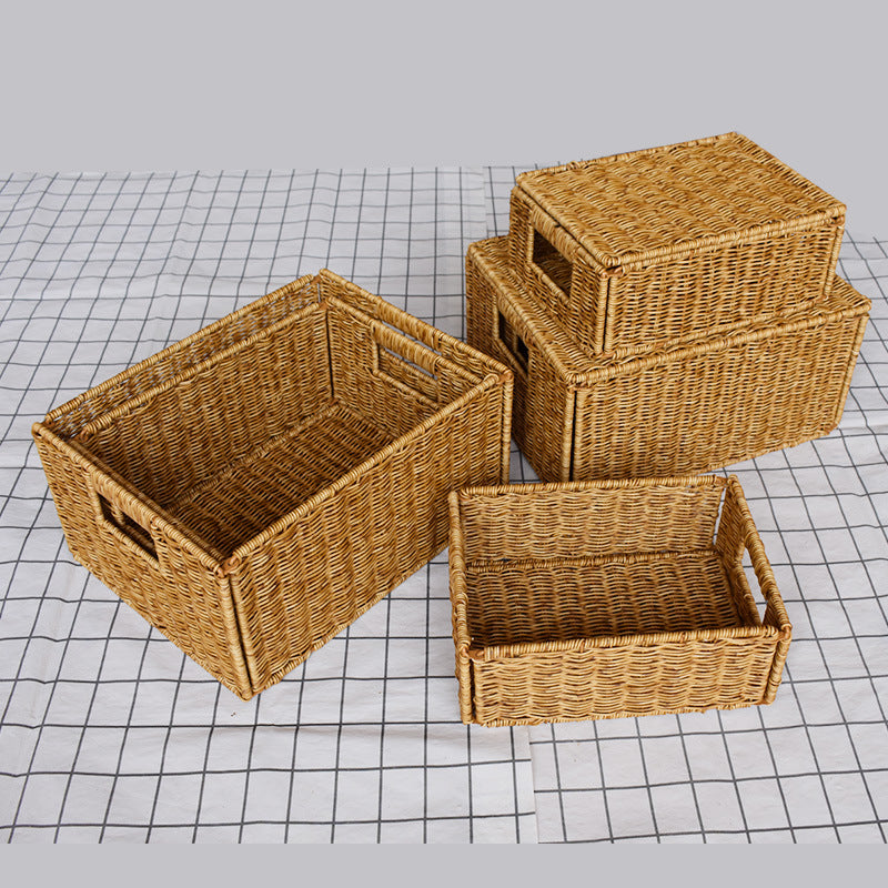 Versatile Handwoven Storage Basket Set Bowlift