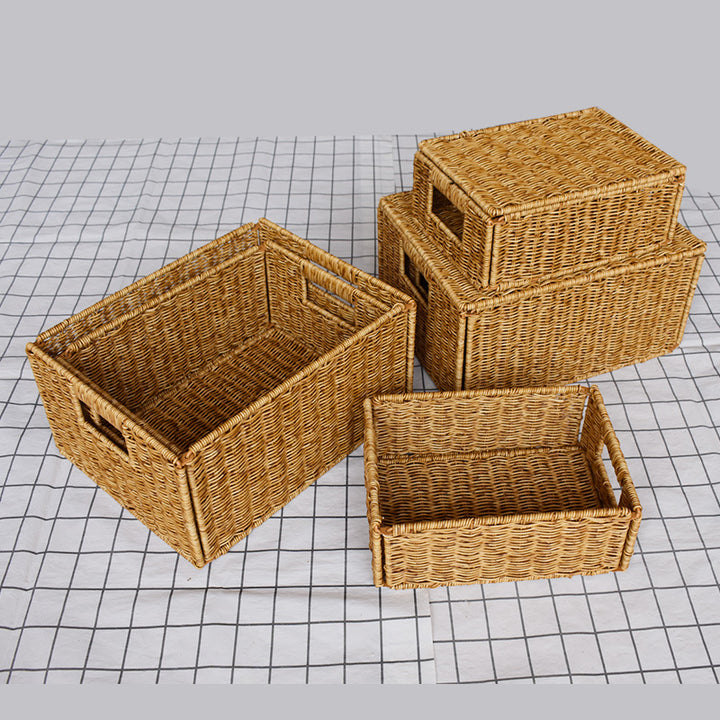Versatile Handwoven Storage Basket Set Bowlift