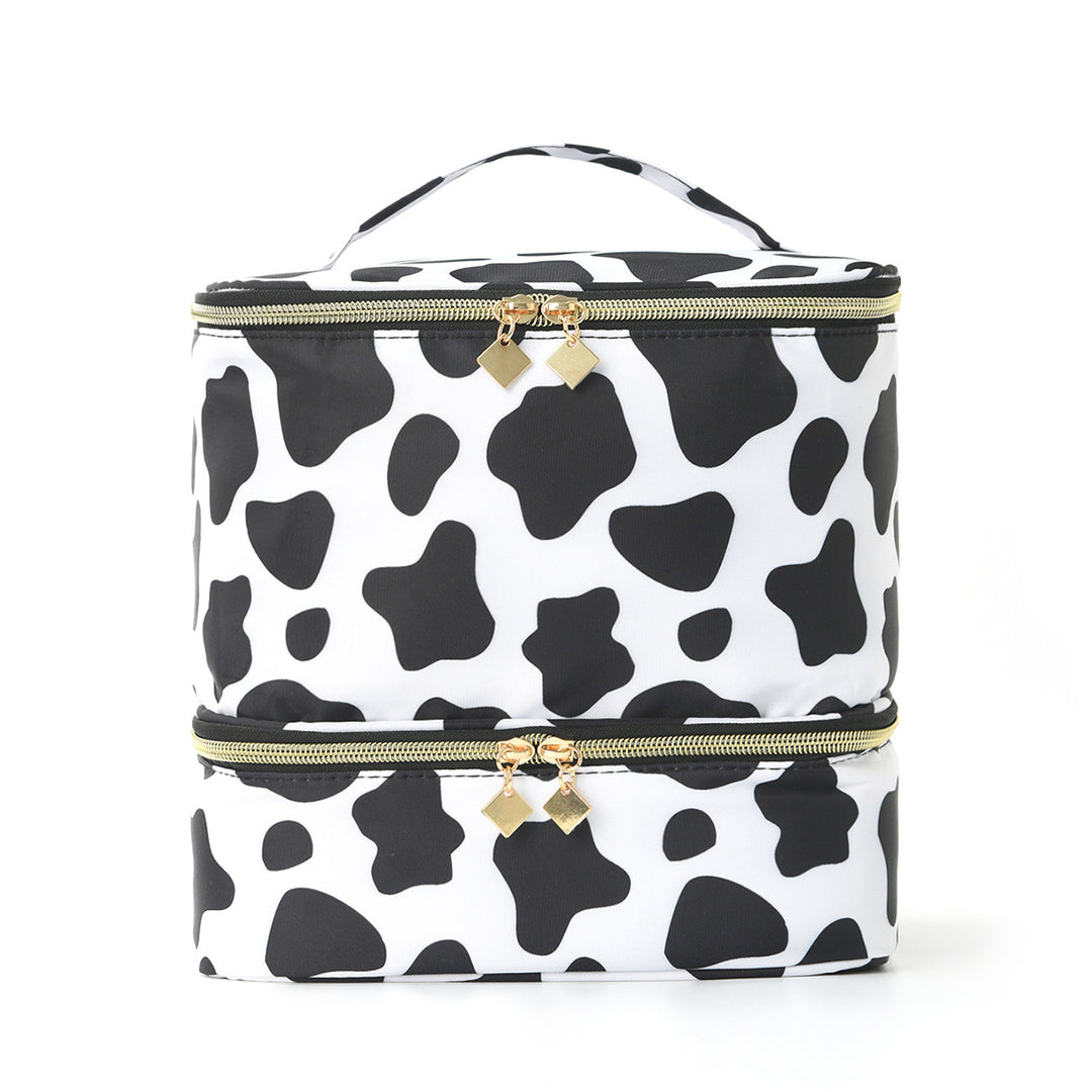 Cosmetic storage bag with two separate compartments Bowlift