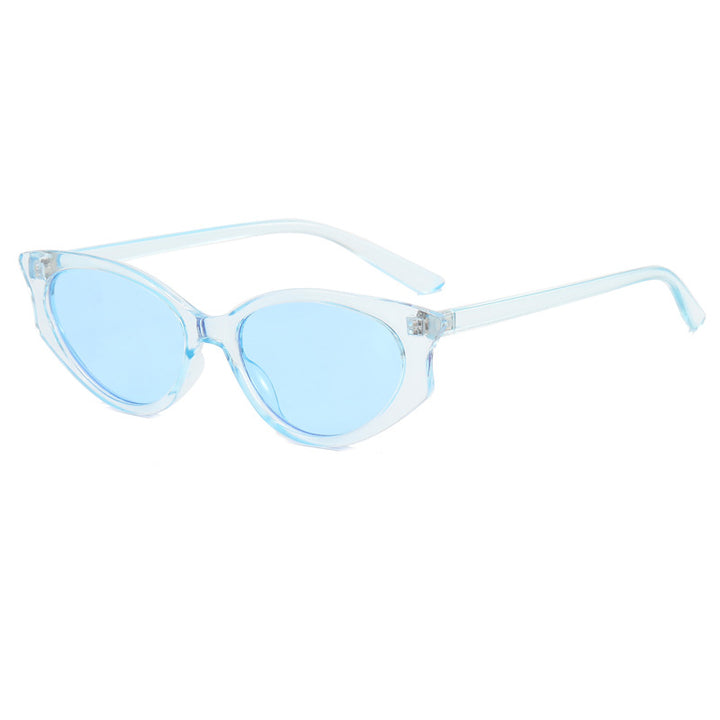 Women's Cat Eye Sunglasses with Transparent Frame Bowlift