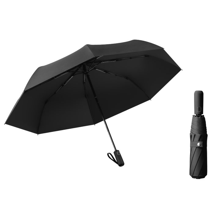 Ladies compact automatic umbrella with innovative wind protection system Bowlift