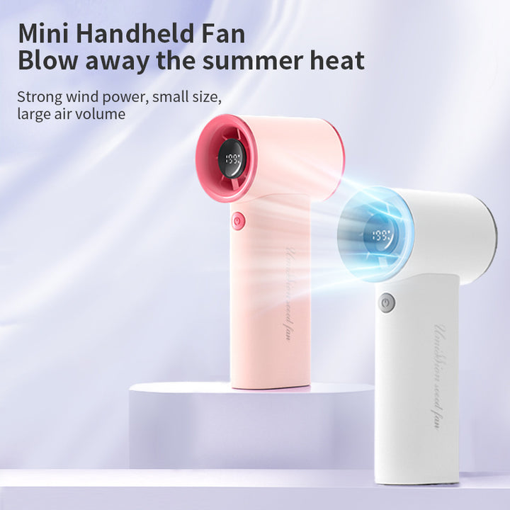 Unisex nan compact digital travel hair dryer with LED temperature display and quiet motor Bowlift