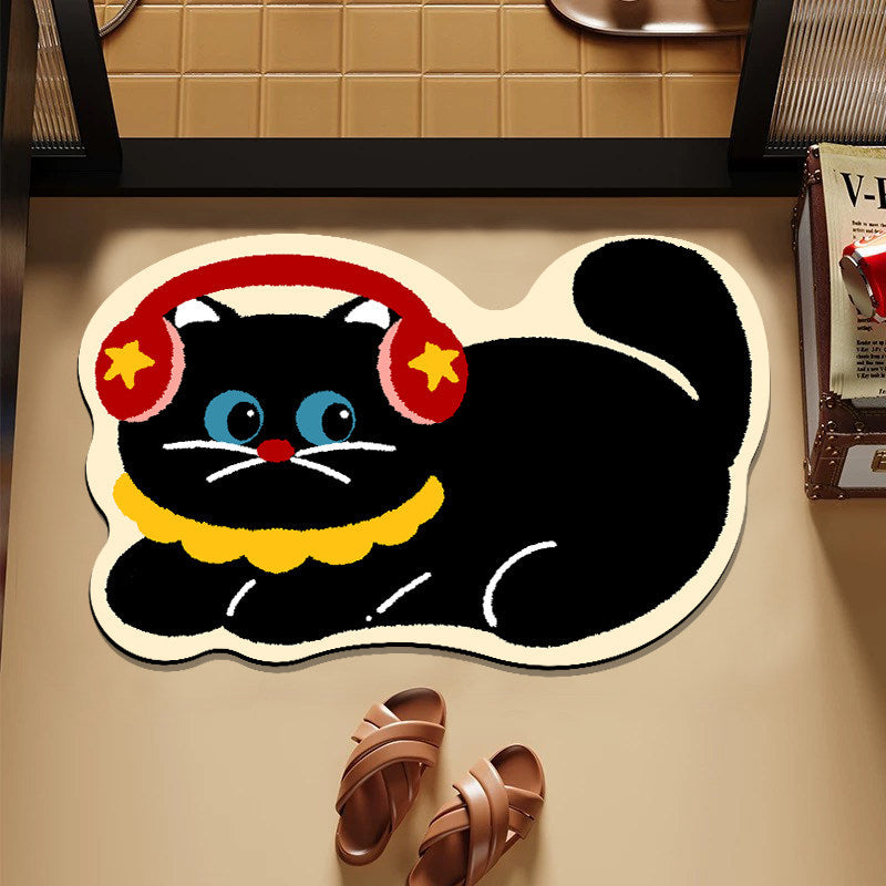 Playful Hamburger-Themed Bath Mat Bowlift