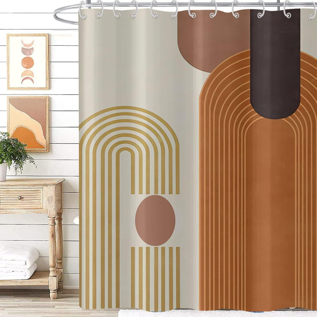 Floral Print Shower Curtain Bowlift