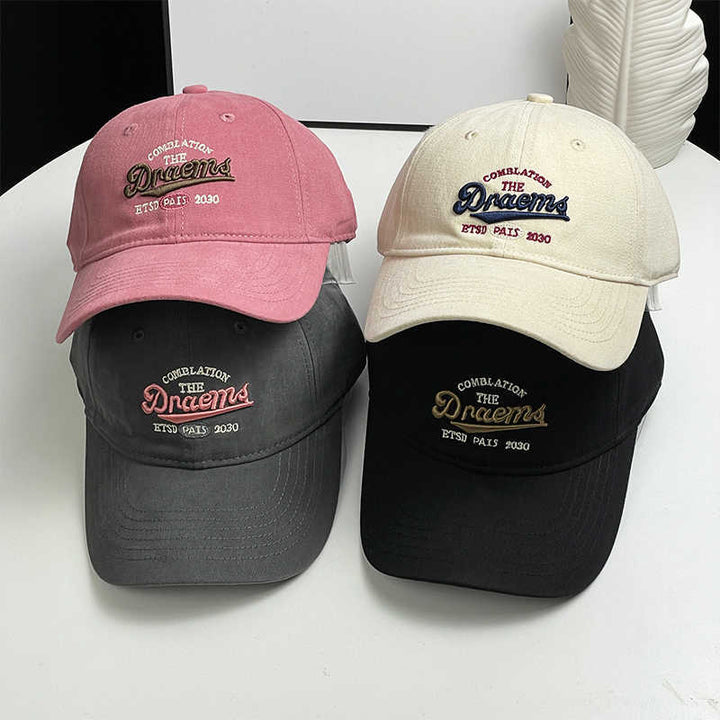 Unisex Vintage-Inspired Embroidered Baseball Cap Bowlift