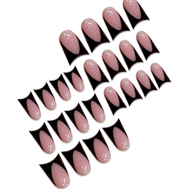 Elegant Stiletto Press-On Nail Extensions Bowlift