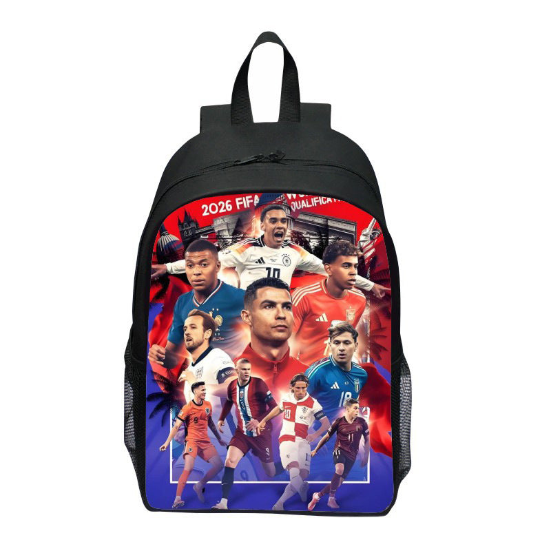 Sporty backpack with Wm trophy design Bowlift