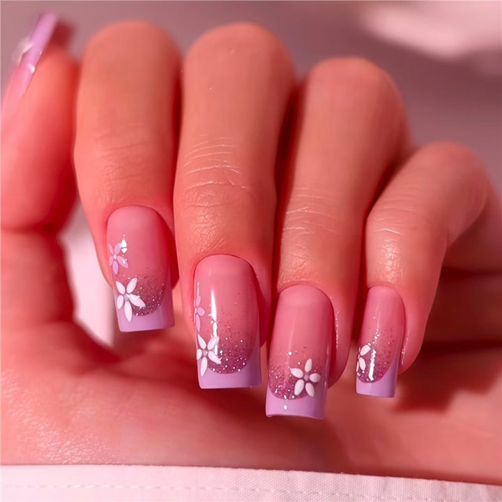 Floral Ombre Nail Wraps Bowlift