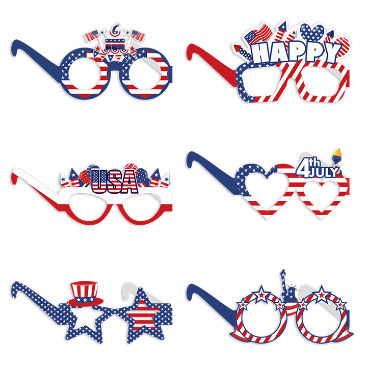 Women creative photo glasses for patriotic celebrations Bowlift