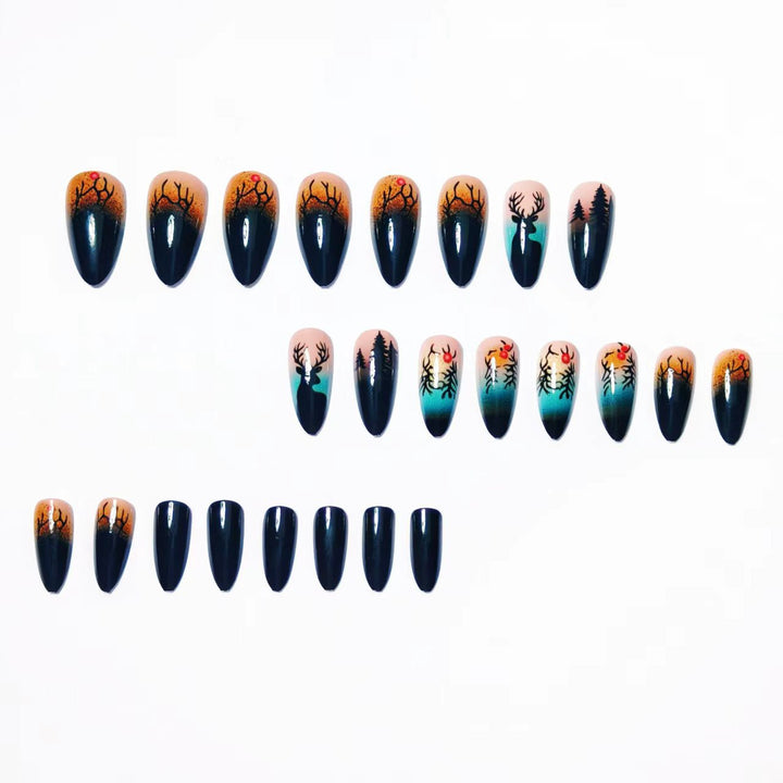 Festive Winter-Themed Nail Art Bowlift