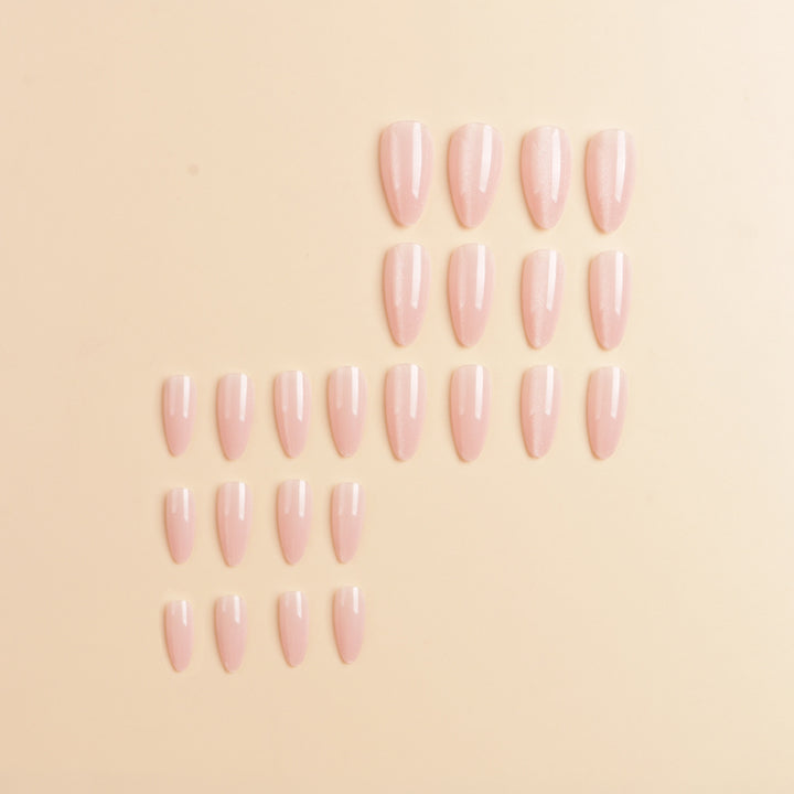 Glossy Stiletto Press-On Nail Extensions Bowlift