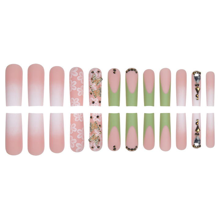 Floral-Inspired Press-On Nail Art Bowlift