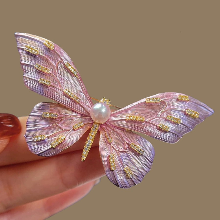 Elegant Butterfly Brooch Bowlift