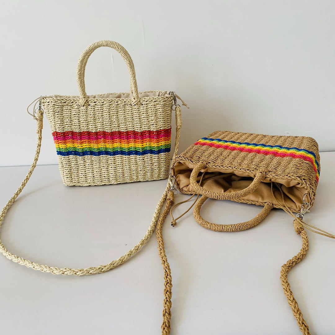 Beach bag with Colorful Accents Bowlift