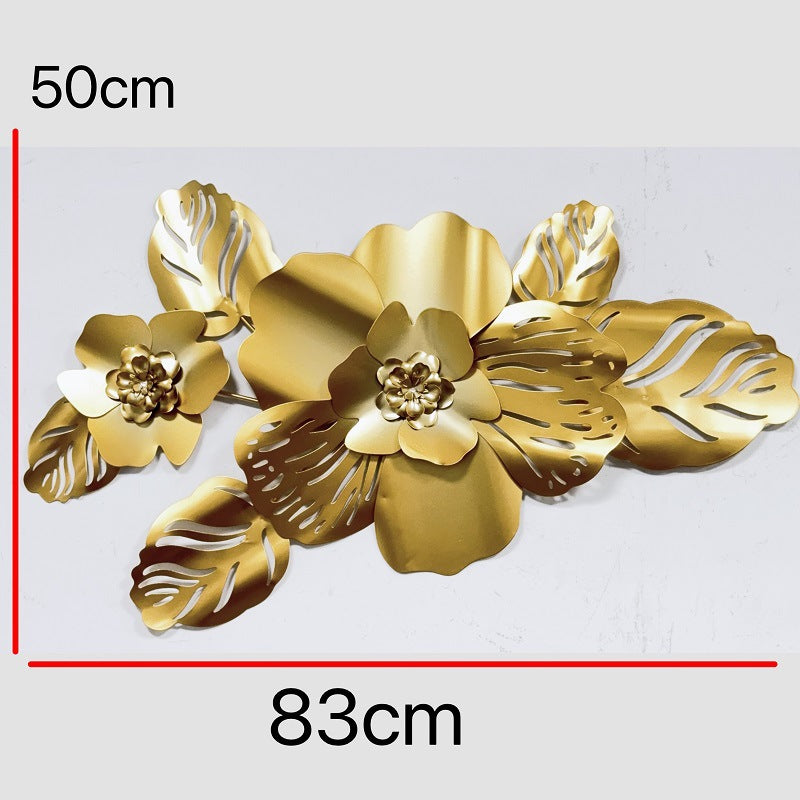 Floral Metal Wall Art Sculpture Bowlift